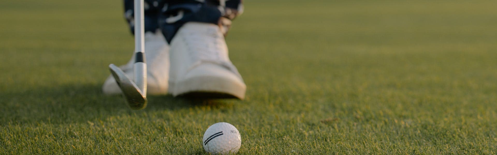 Golfer on the course